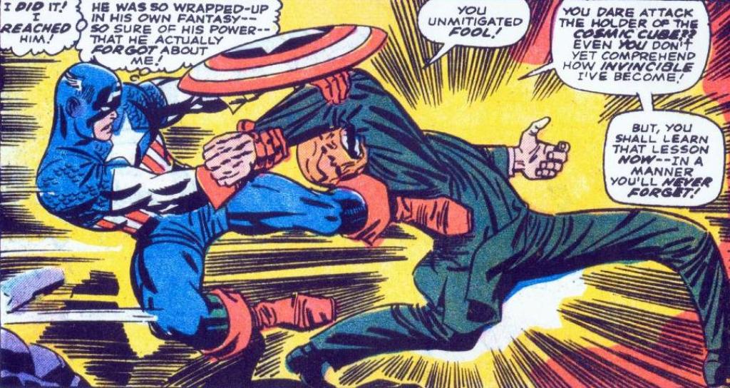 Captain America vs Red Skull 