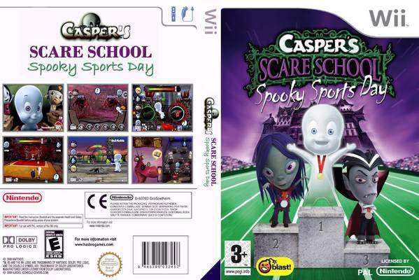 Scare school. Каспер School Scare. Tatch Casper Scare School. Casper Scare School Wii. Casper's Scare School Spooky Sports Day 2010 game.